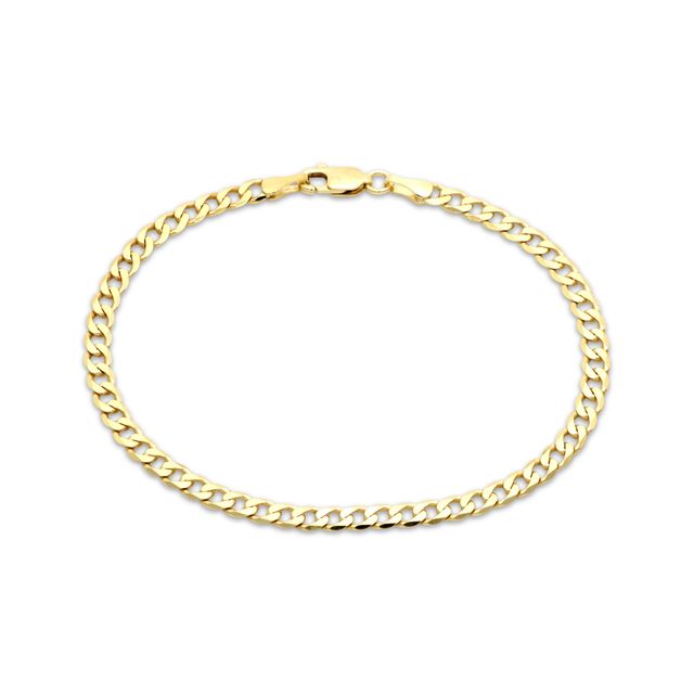 Kay Curb Chain Bracelet 3.9mm 10K Yellow Gold 7.5”