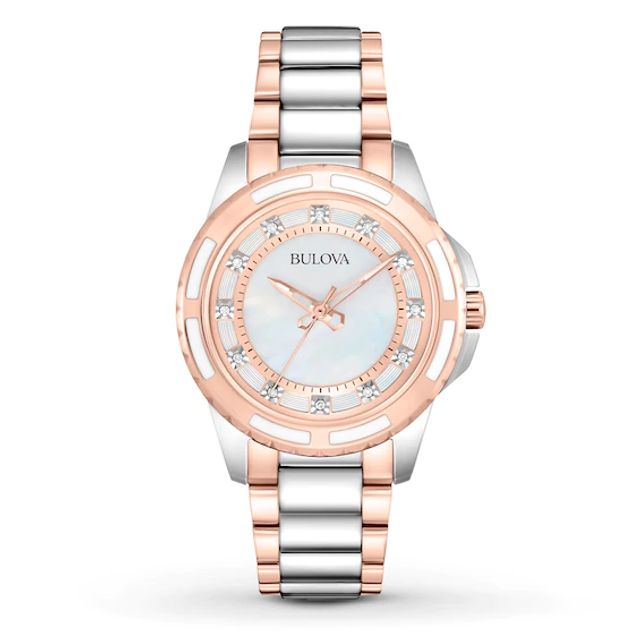 Bulova Women's Watch Diamond Accents 98P134