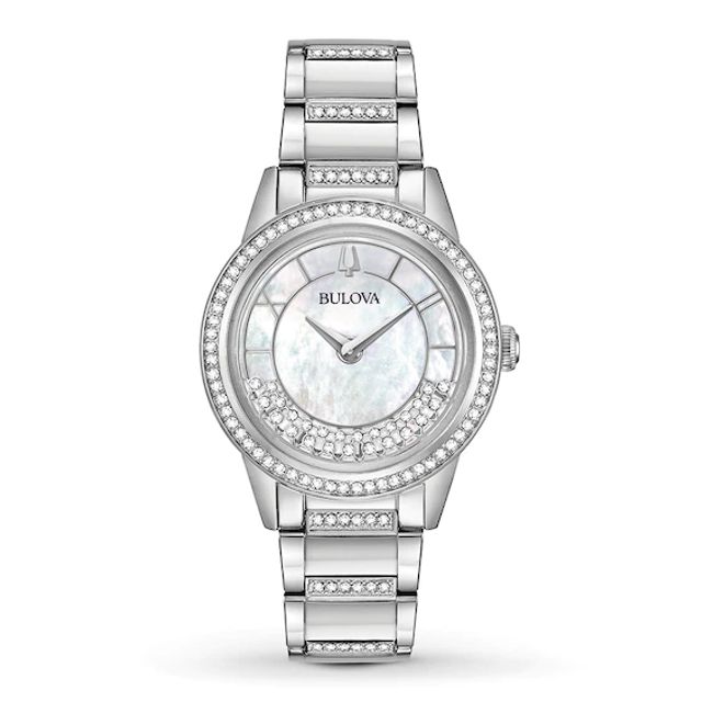 Bulova Women's Crystals TurnStyle Watch 96L257