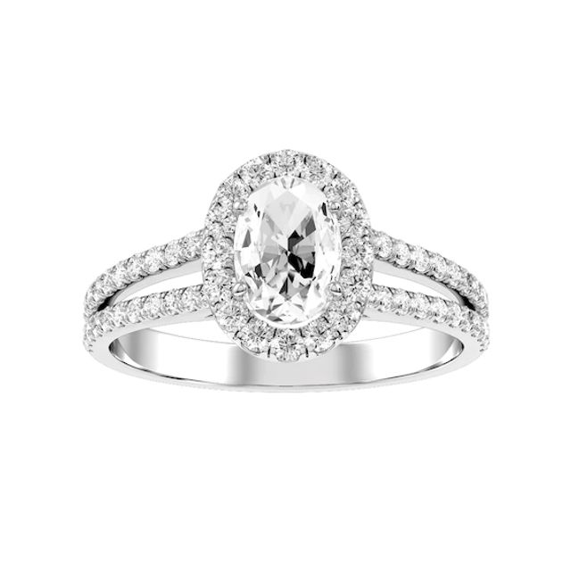 Oval Diamond Bridal Ring