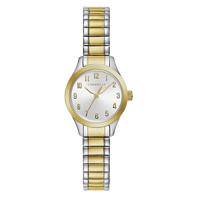 Caravelle by Bulova Traditional Women's Two-Tone Stainless Steel Watch 45L177