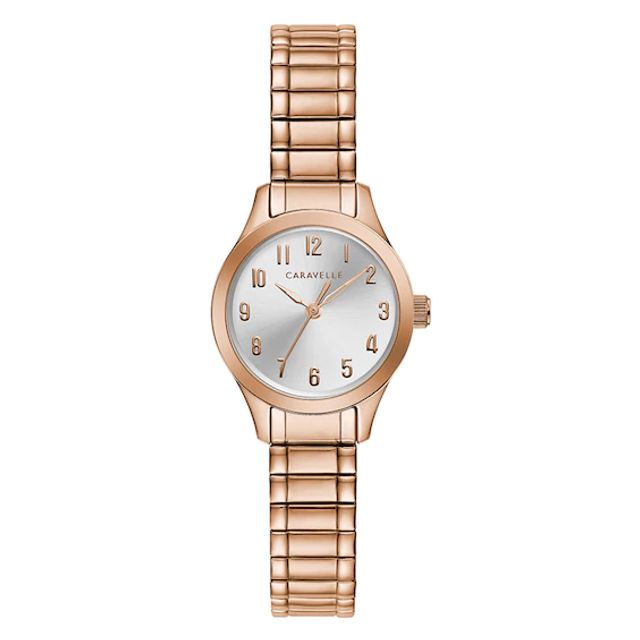 Caravelle by Bulova Traditional Women's Rose-Tone Stainless Steel Watch 44L254