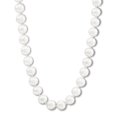 Kay Cultured Pearl Necklace 10K Yellow Gold