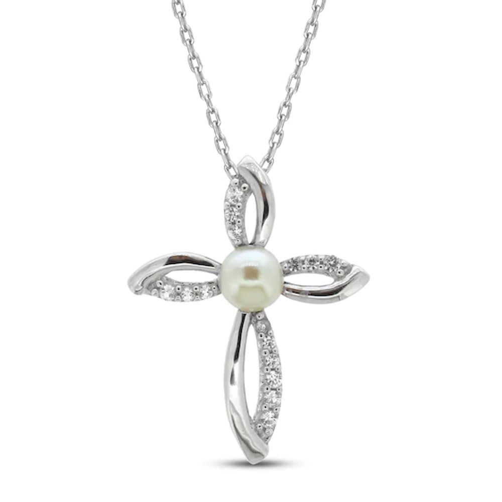 Kay Outlet Oval-Cut Peridot Cross Necklace Sterling Silver 18â€ | Westland  Mall
