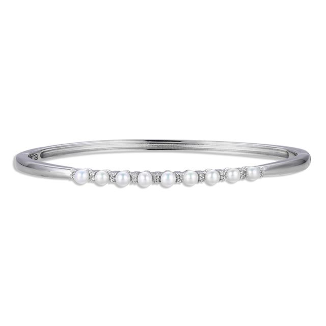 20 CT Round Cut Blue Sapphire 925 Sterling Silver 3-Row Tennis Bangle –  atjewels.in
