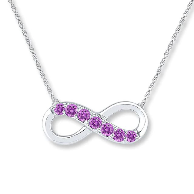 kay jewelers infinity necklace birthstone