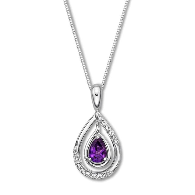 Kay Convertible Amethyst Necklace Sterling Silver