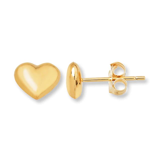 Kay Heart Earrings 14K Yellow Gold