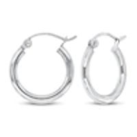 Kay Hoop Earrings 14K White Gold 15mm