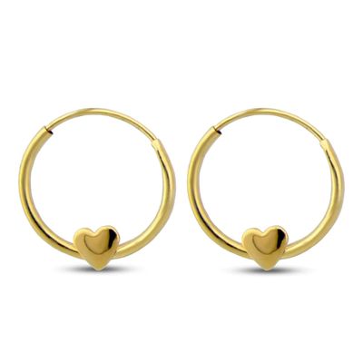 Kay Children's Hoop Earrings 14K Yellow Gold