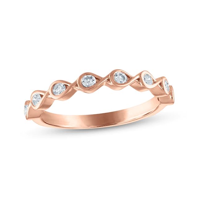 Kay Every Moment Round-cut Diamond Ring 1/4 ct tw 14K Rose Gold
