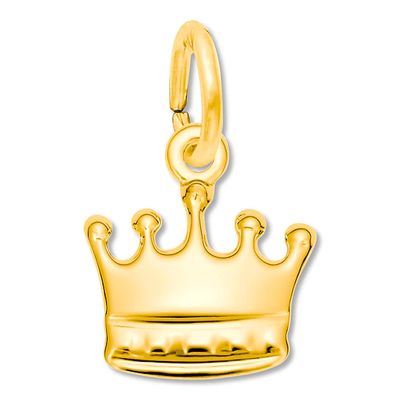 Kay Crown Charm 14K Yellow Gold