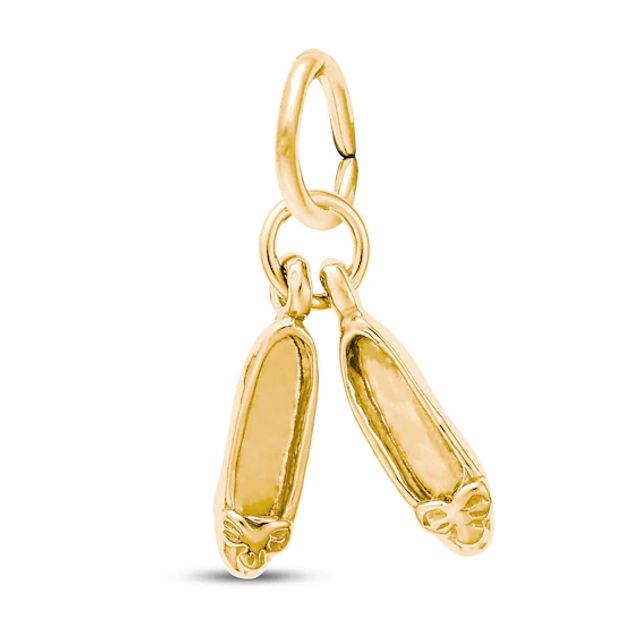 Kay Ballet Slippers Charm 14K Yellow Gold