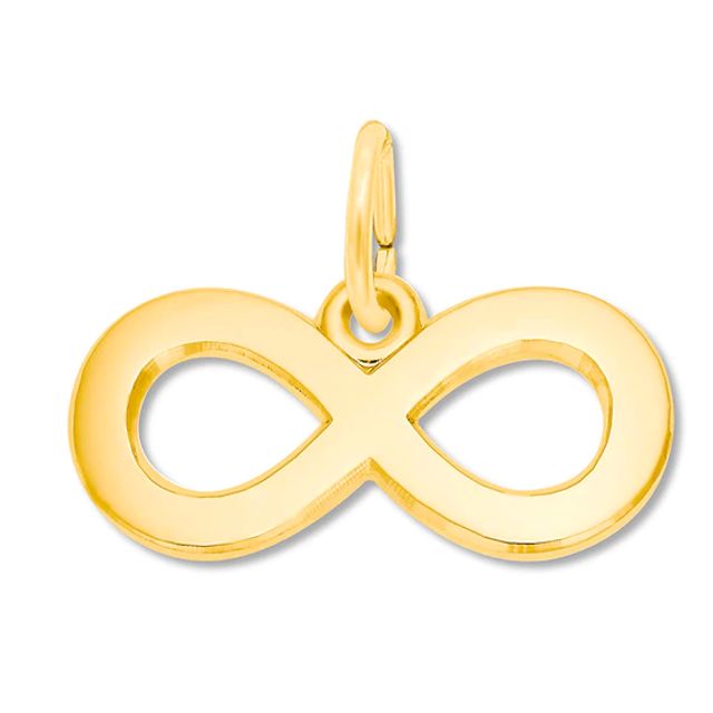 Infinity Charm 14K Yellow Gold