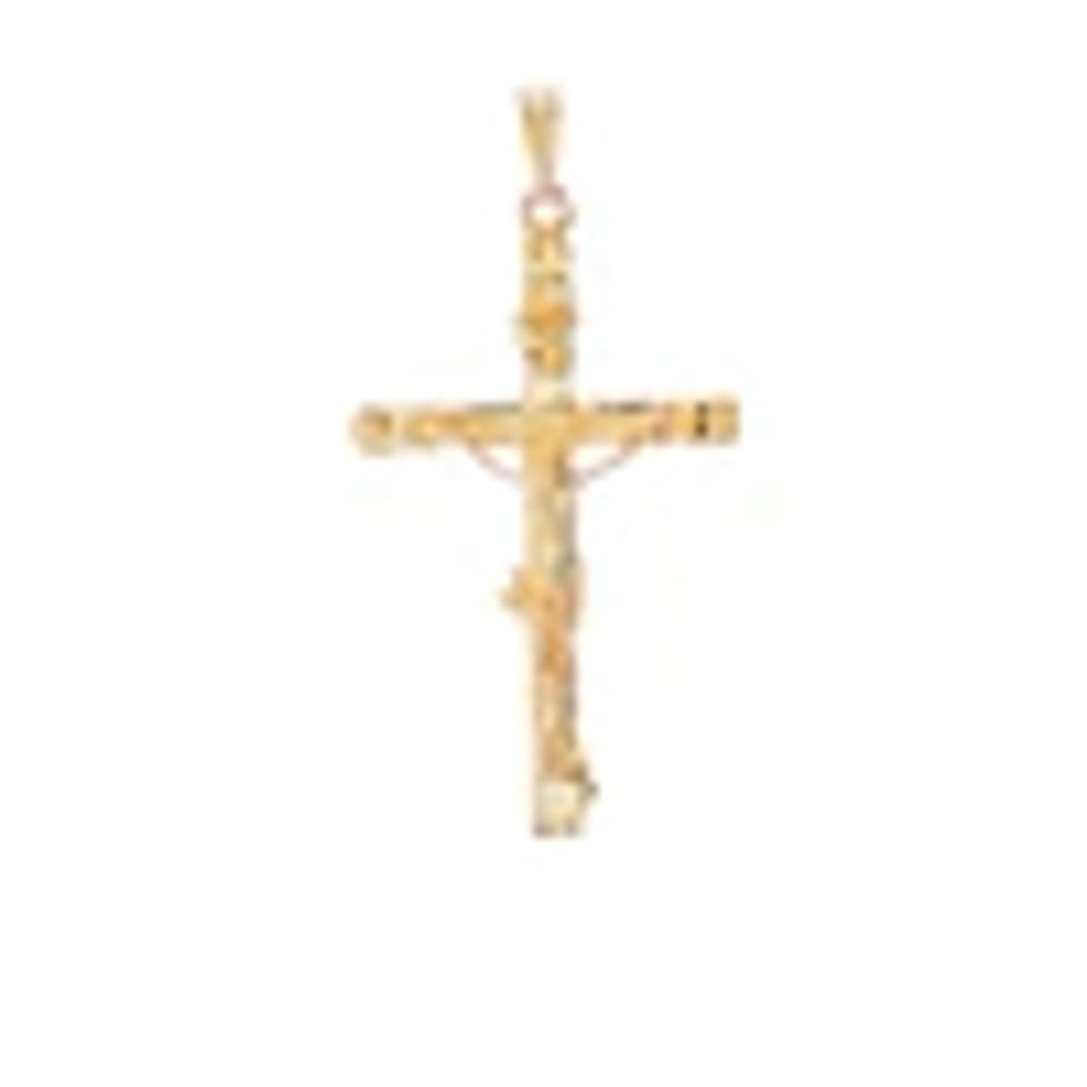 Kay Crucifix Charm 14K Yellow Gold