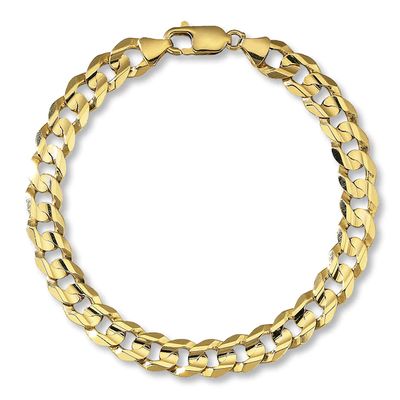 Kay Curb Link Bracelet 10K Yellow Gold 9"