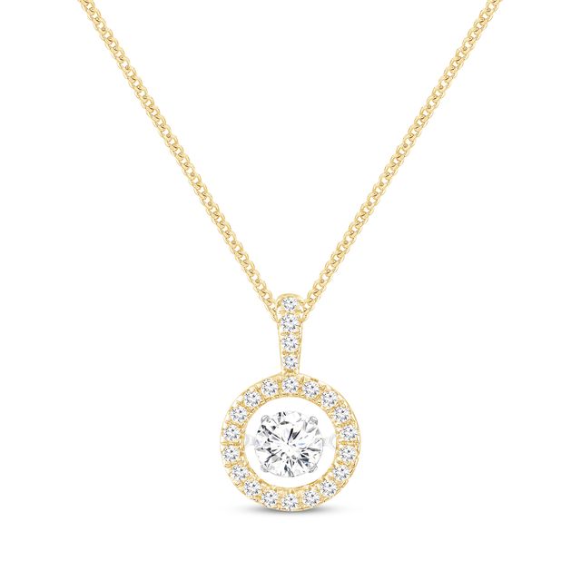 Unstoppable Love Lab-Created Diamond Necklace 1 ct tw 14K Yellow Gold 19"
