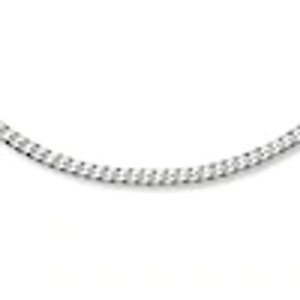 Kay Solid Curb Link Necklace Sterling Silver 24"