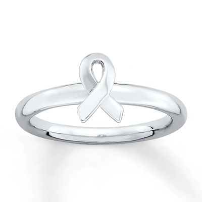 Stackable Ribbon Ring Sterling Silver