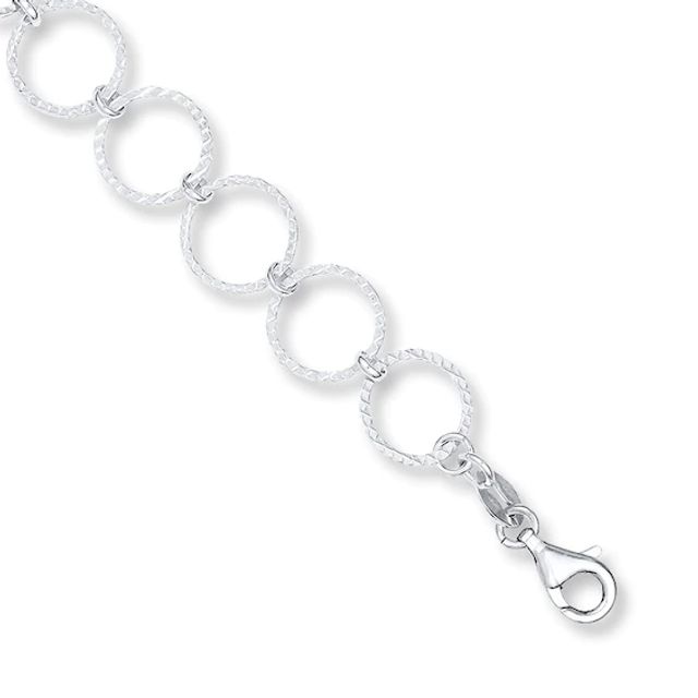 Link Bracelet Sterling Silver 7.5"