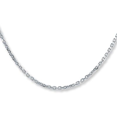 Kay Cable Chain Necklace Sterling Silver 18" Length