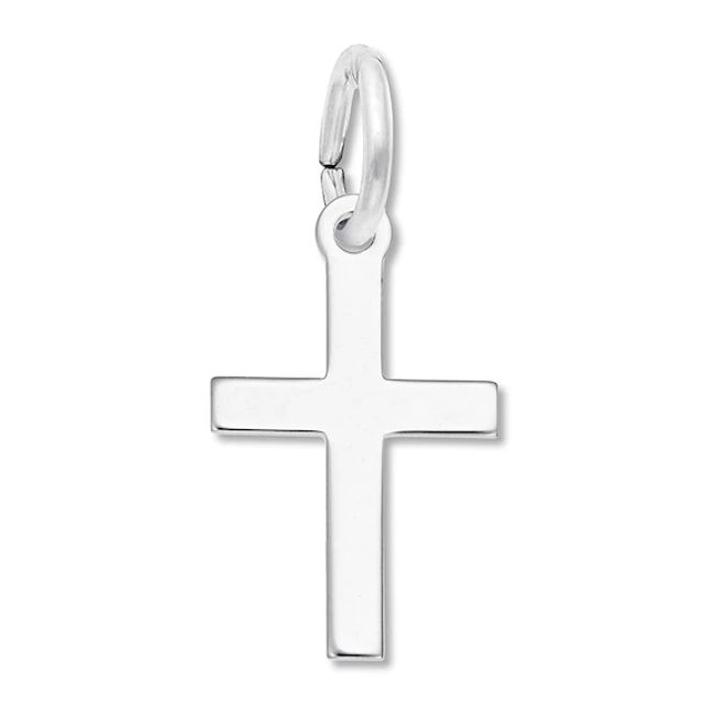 Cross Charm Sterling Silver