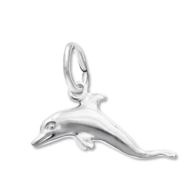 Dolphin Charm Sterling Silver