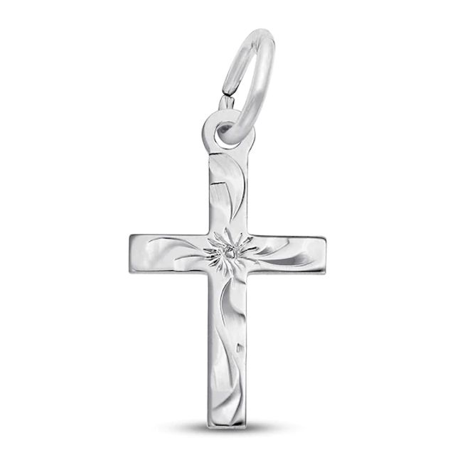 Cross Charm Sterling Silver