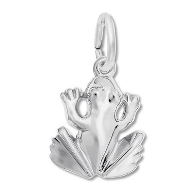 Kay Frog Charm Sterling Silver
