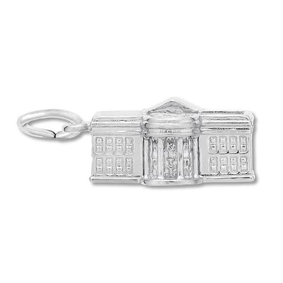 Kay White House Charm Sterling Silver