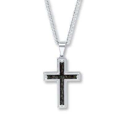 Kay Men's Cross Necklace Stainless Steel