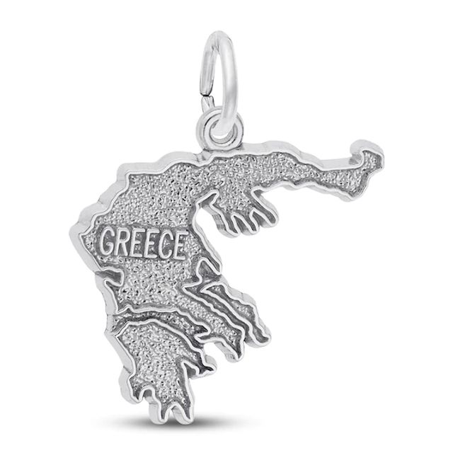 Greece Charm Sterling Silver