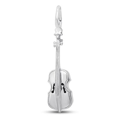 Cello Charm Sterling Silver