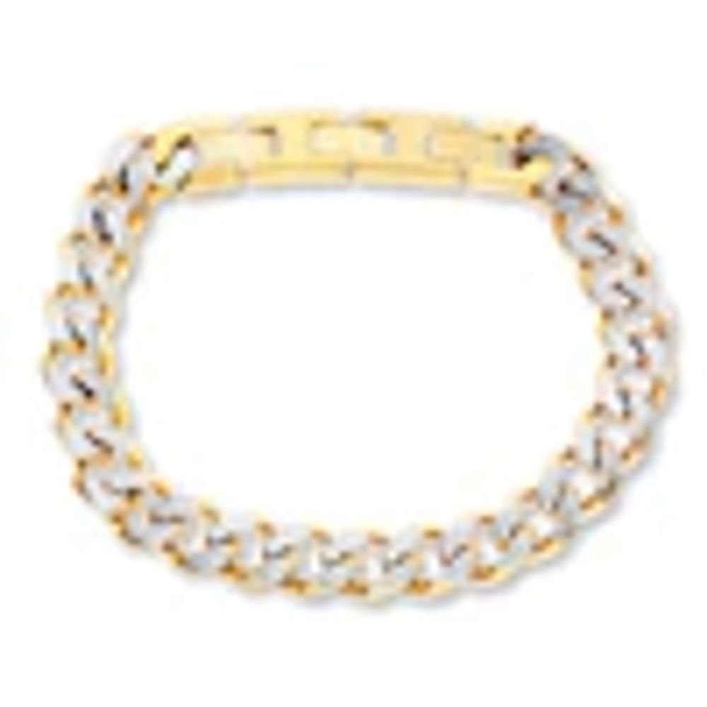 Kay Men's Curb Chain Bracelet Stainless Steel 10" Length