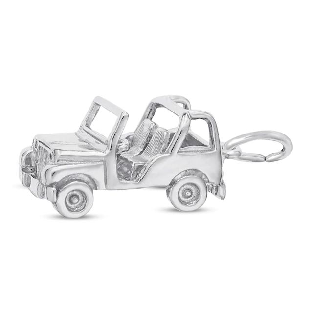 Off-Road Vehicle Charm Sterling Silver