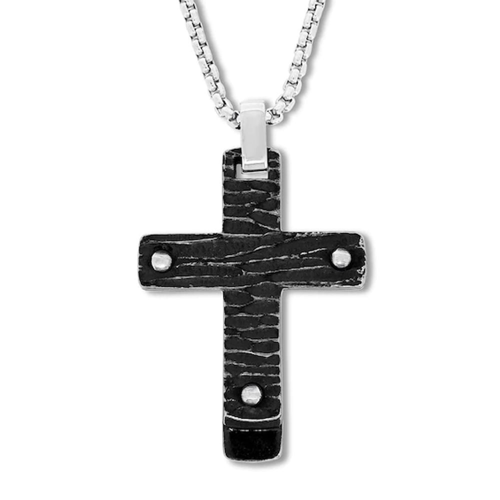 Scott Kay Multi Chain White Sapphire Cross Necklace