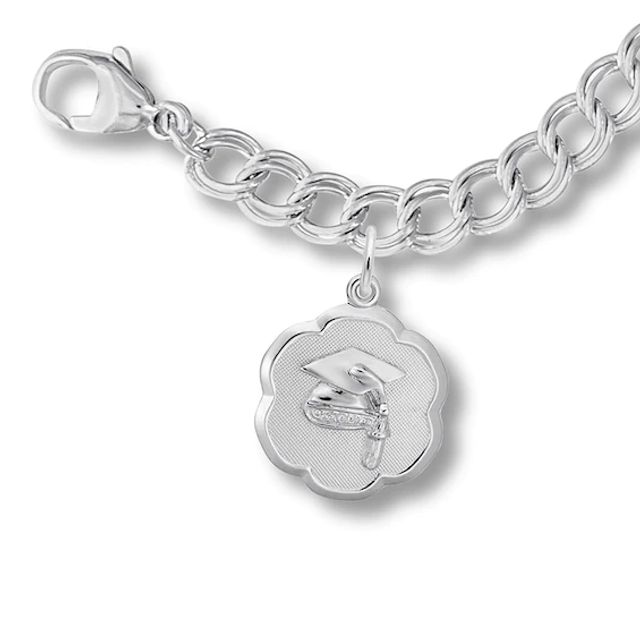 Graduation Bracelet Sterling Silver 7"