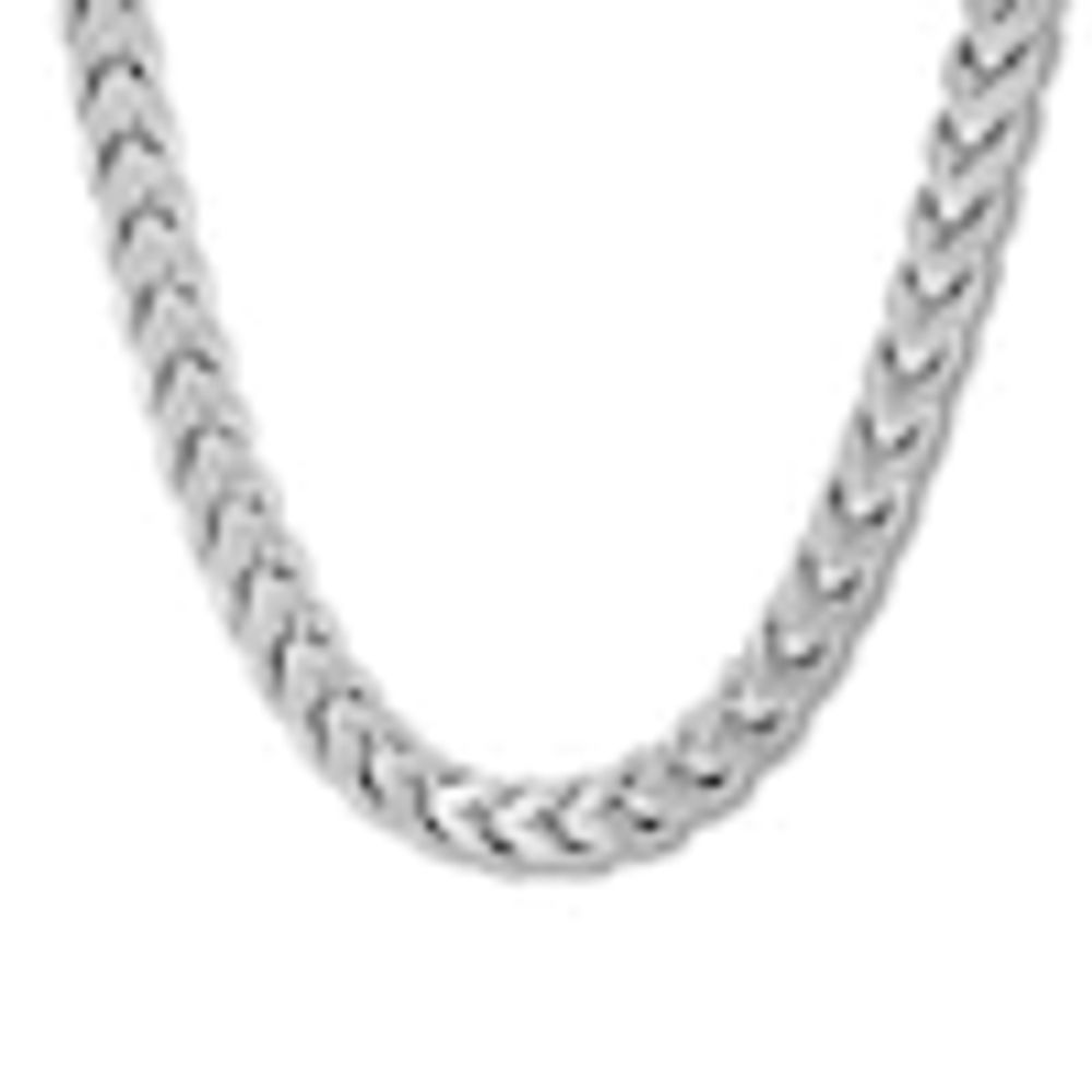 Kay Men's Franco Chain Necklace Stainless Steel 24"