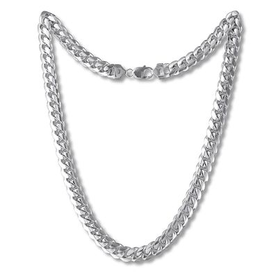 Kay Men's Miami Cuban Chain Necklace Sterling Silver 24"