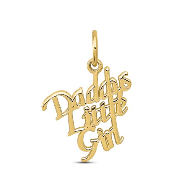 "Daddy's Little Girl" Charm 10K Yellow Gold