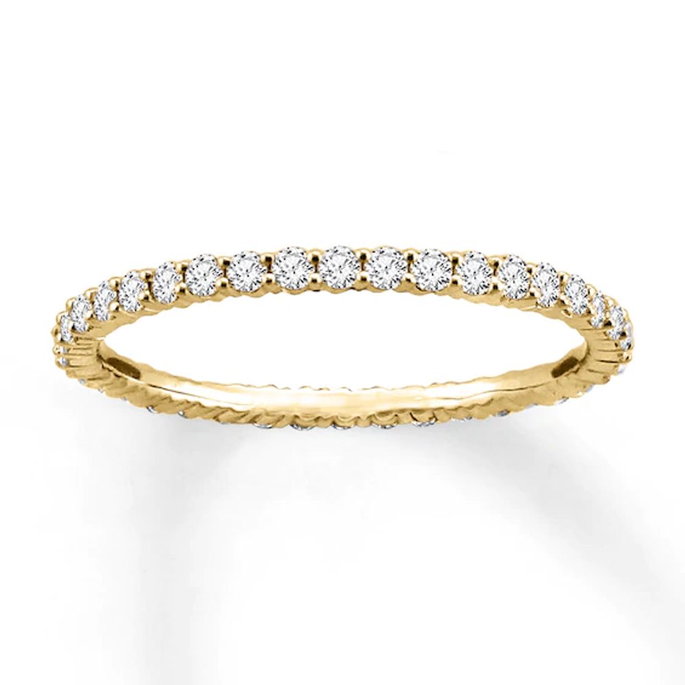 Diamond Eternity Ring / ct tw Round-cut 14K Gold