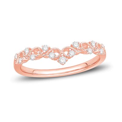 Diamond Anniversary Band 1/6 ct tw Round-cut 14K Rose Gold