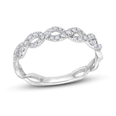 Diamond Anniversary Band 1/4 ct tw Round-Cut 10K White Gold