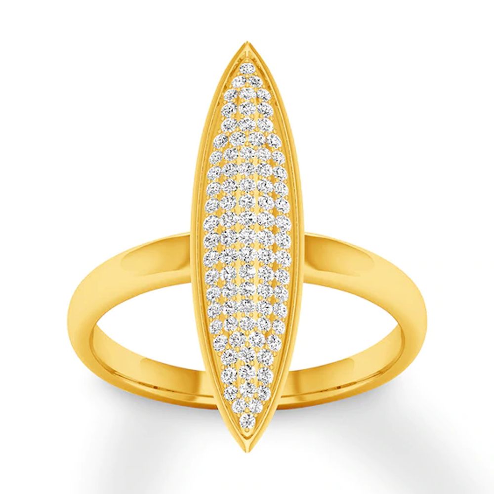 1 gram gold forming pink stone with diamond gorgeous design ring - – Soni  Fashion®