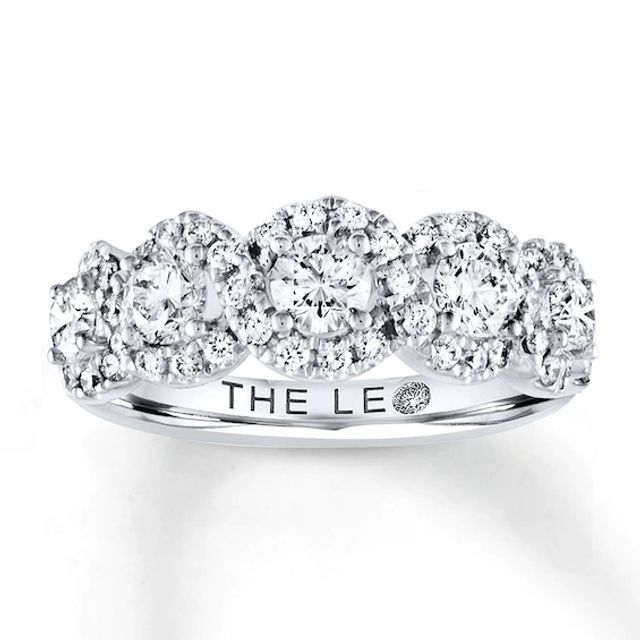 THE LEO Diamond Ring 1-1/2 ct tw Round-cut 14K White Gold