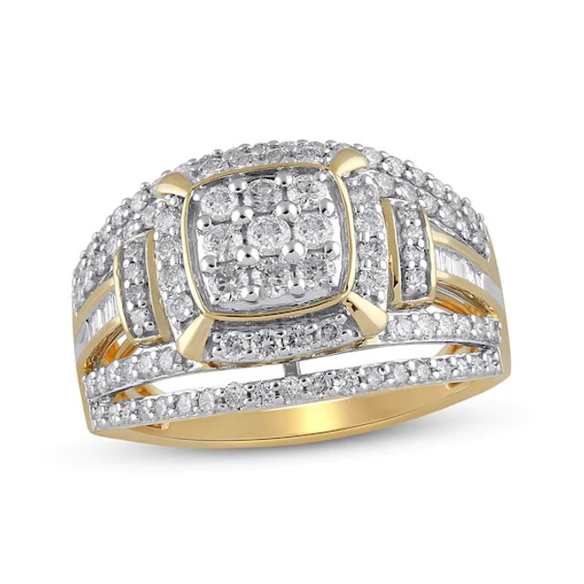 Diamond Fashion Ring 1 ct tw 10K Yellow Gold