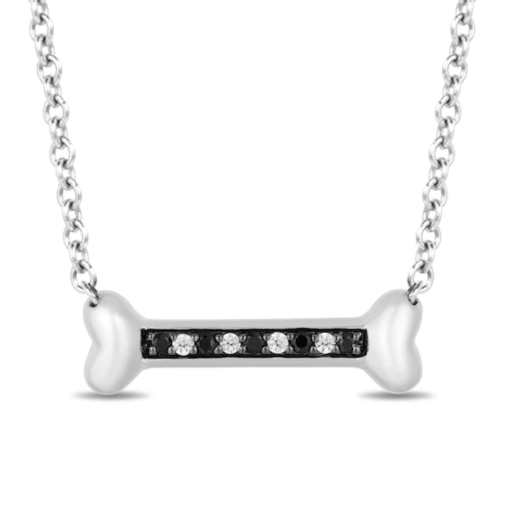 Previously Owned Diamond Journey Necklace 3/4 ct tw Round-cut 14K White  Gold 18