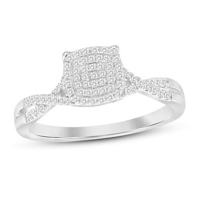 Kay Diamond Promise Ring 1/6 ct tw Round-cut 10K White Gold