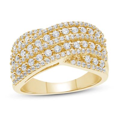 Kay Diamond Fashion Ring 1 ct tw 10K Yellow Gold