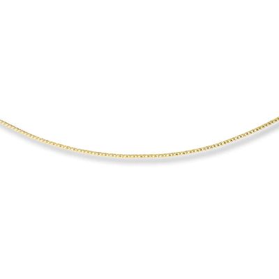 Solid Franco Chain Necklace 10K Yellow Gold 20"